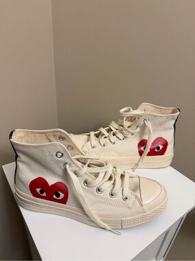 Canvas High-Top Converse Commes De Garçons Sneakers